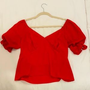 Red Riffraff blouse